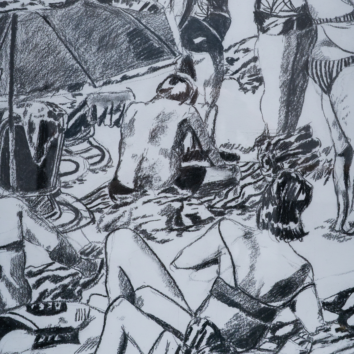 Beach series 2, 70x100cm, Jessica Gobert