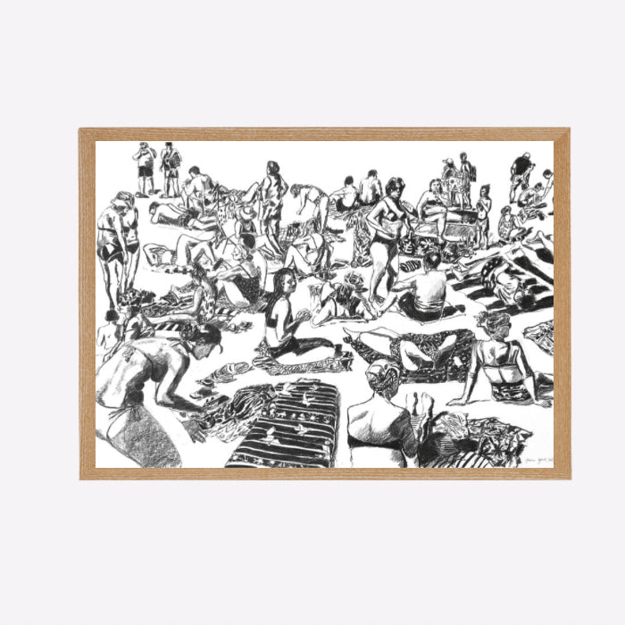 Beach series 3, 70x100cm, Jessica Gobert