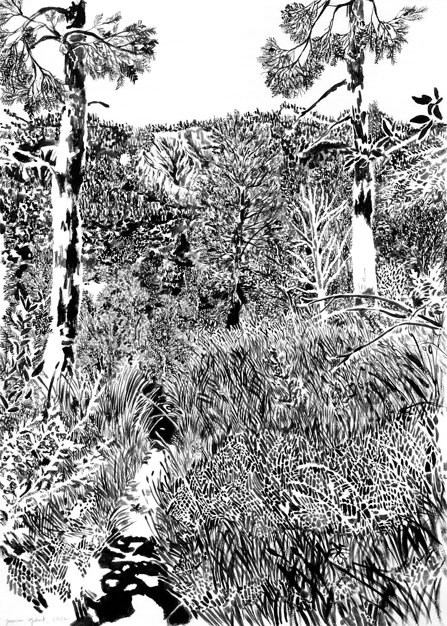 Barcelonnette, 42cm x 59cm, Jessica Gobert