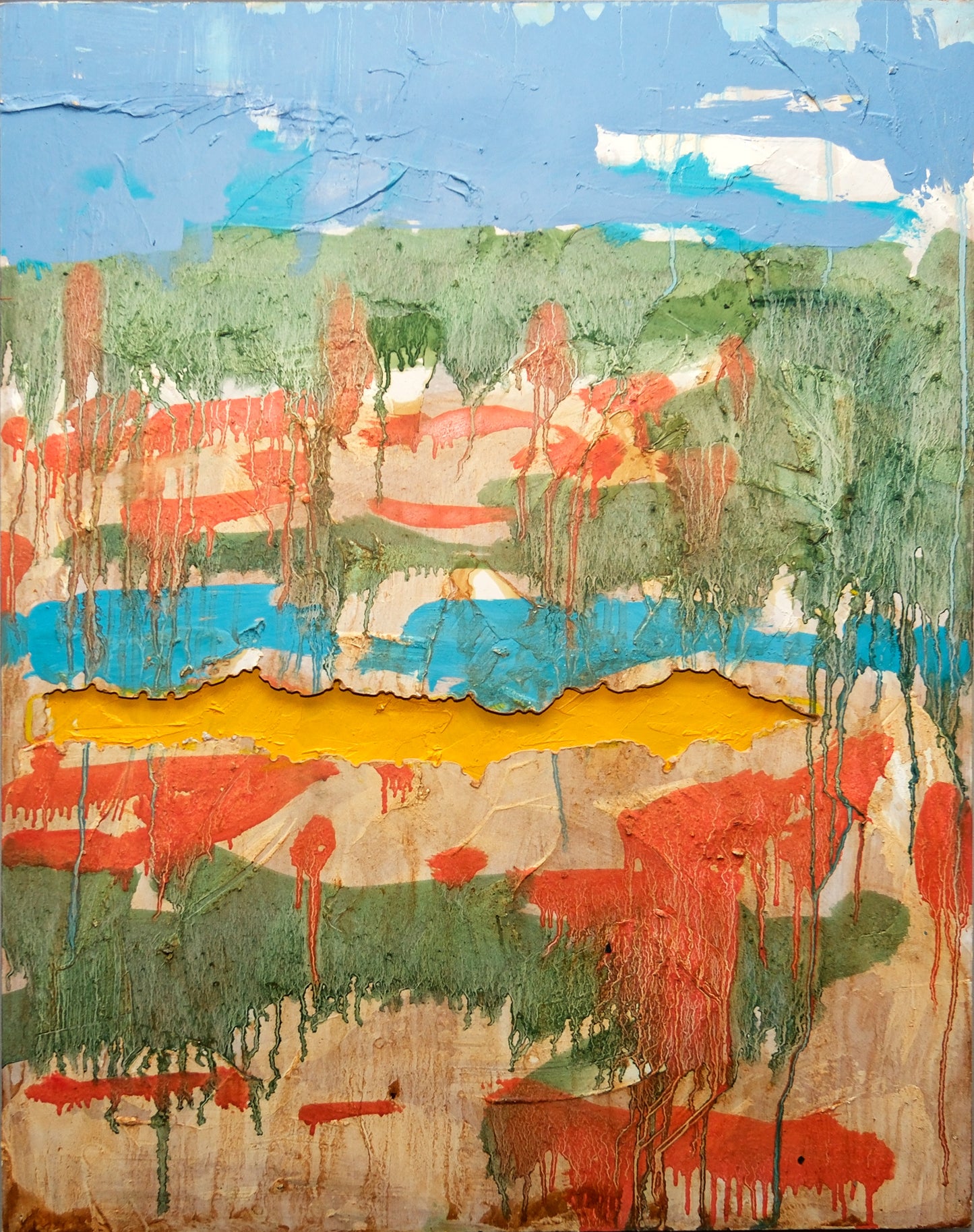 View from the studio, 75x58cm, Mia Markušić