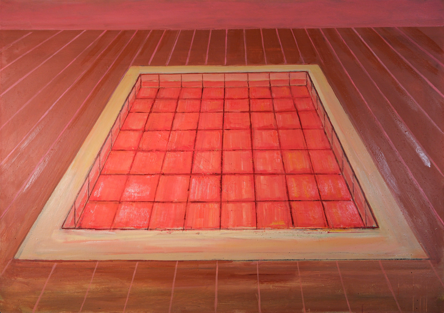 Swimming pool, 130x180 cm, Fran Ferković