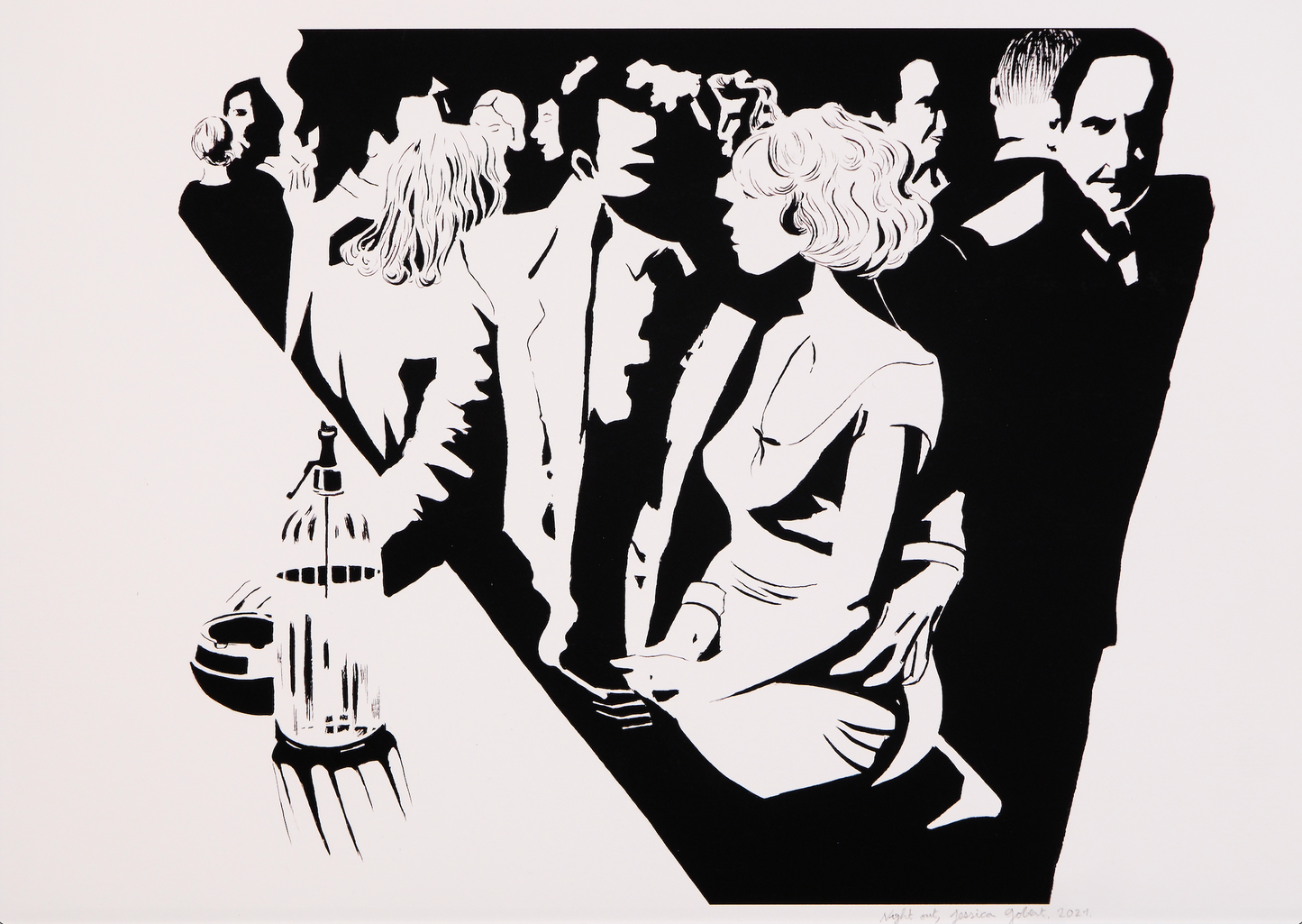 Night Out, 29,7cm x 42cm, Jessica Gobert