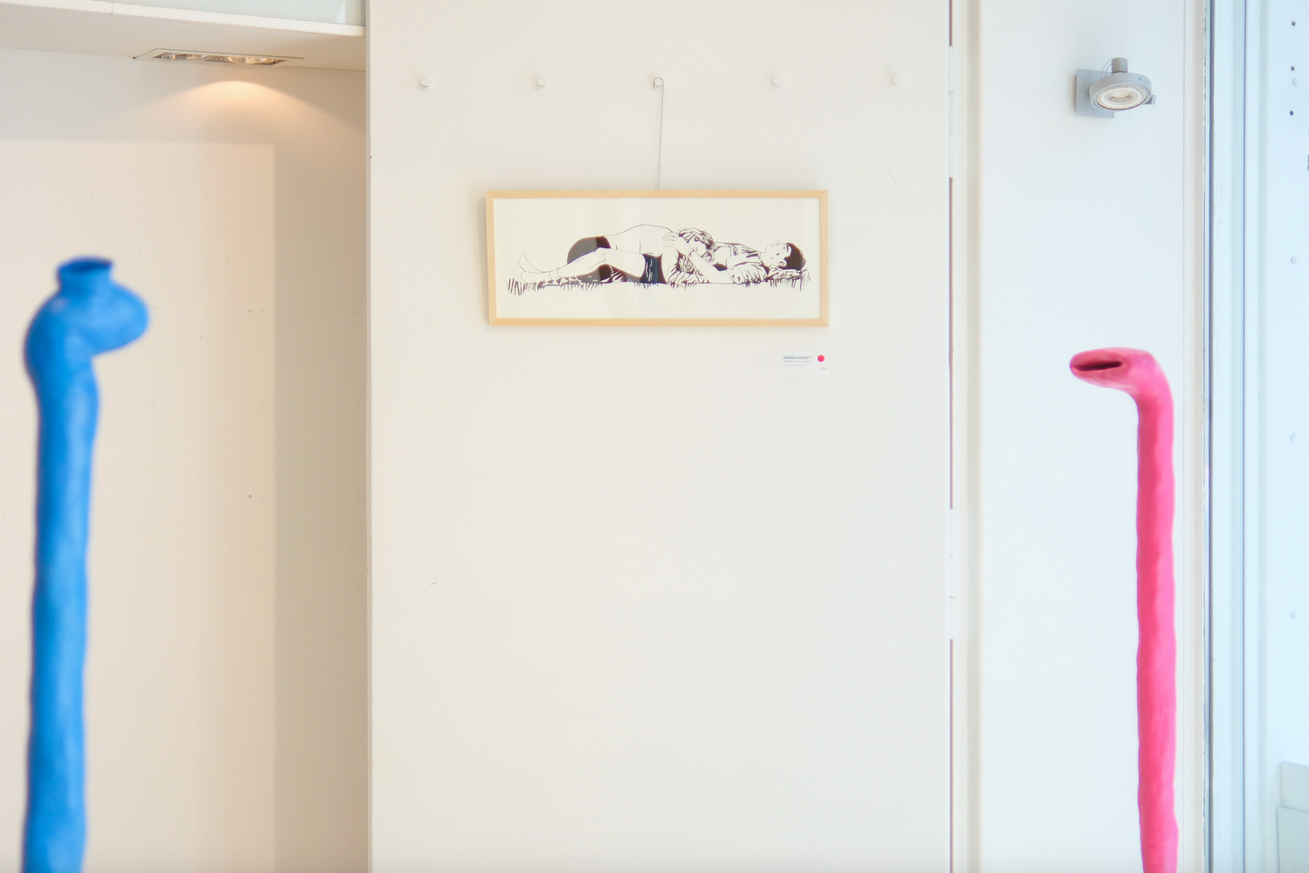 Couple in a parc in Vienna, 70cm x 26,5cm, Jessica Gobert