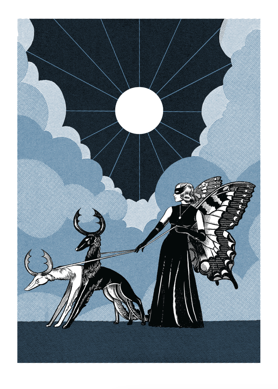 Butterfly lady, 75x50cm, Zvonimir Haramija