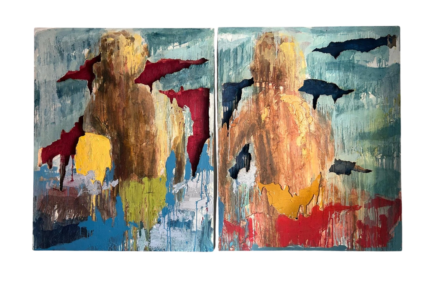 Braco i seka, 160x130cm+160x130cm, Mia Markušić