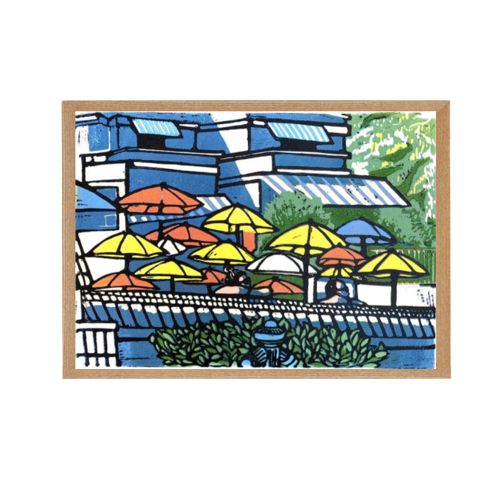 Makarska promenade, 25x35cm, Jessica Gobert