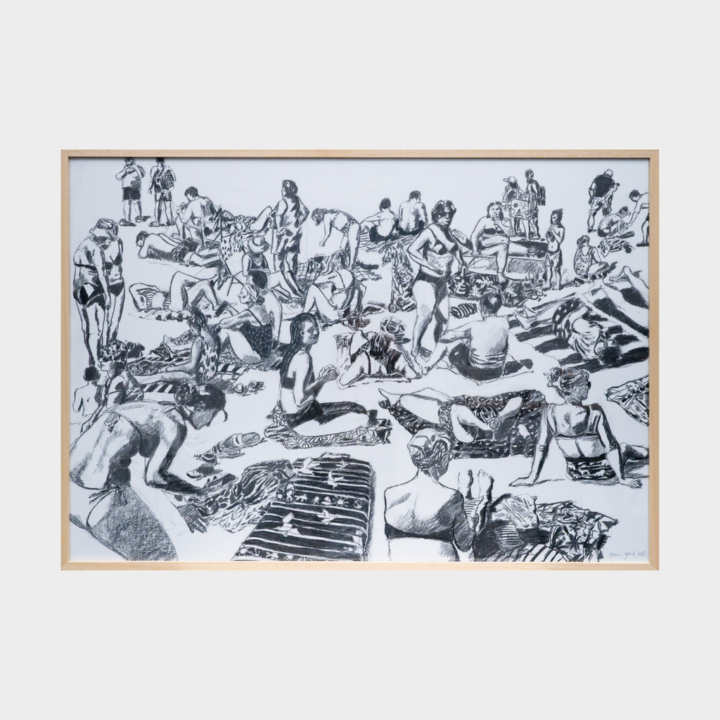 Beach series 3, 70x100cm, Jessica Gobert