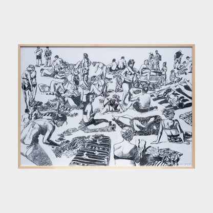 Beach series 3, 70x100cm, Jessica Gobert