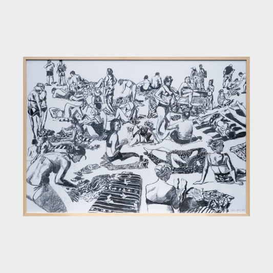 Beach series 3, 70x100cm, Jessica Gobert