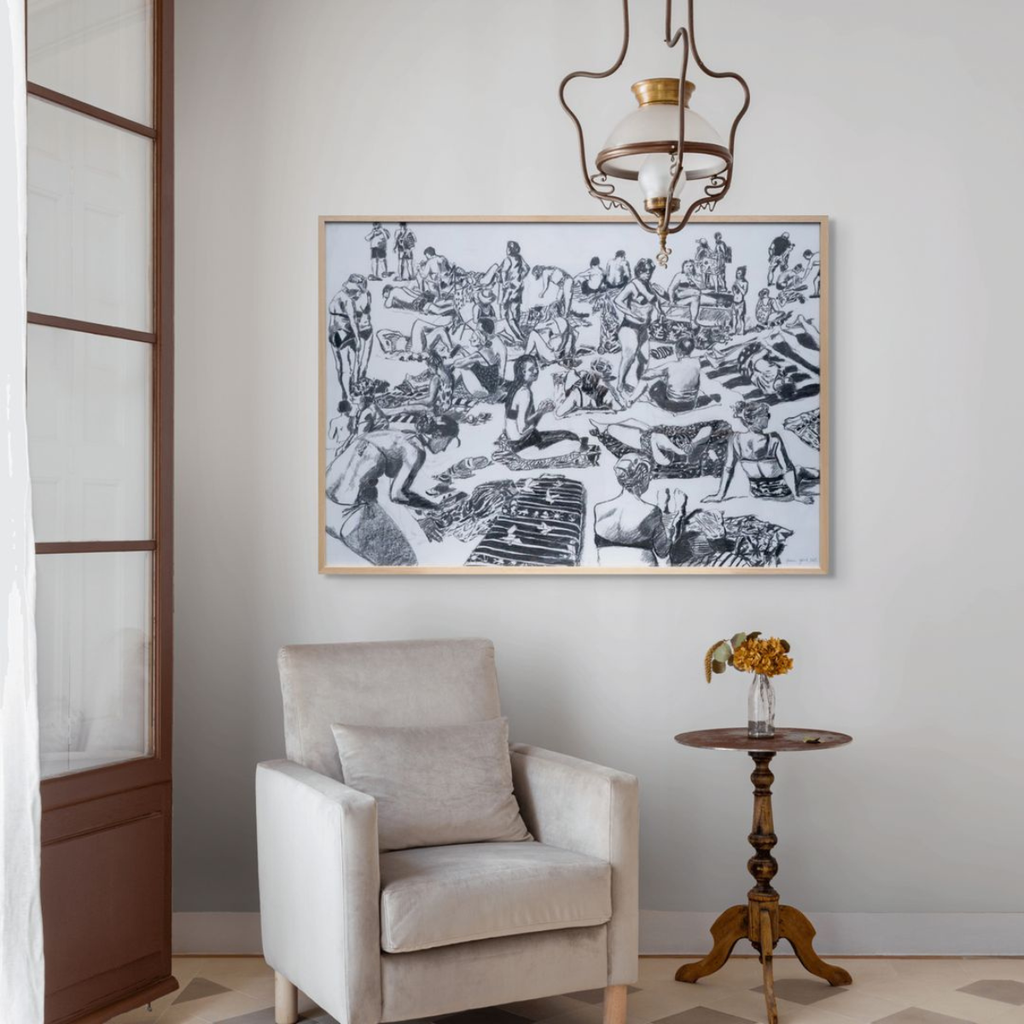 Beach series 3, 70x100cm, Jessica Gobert