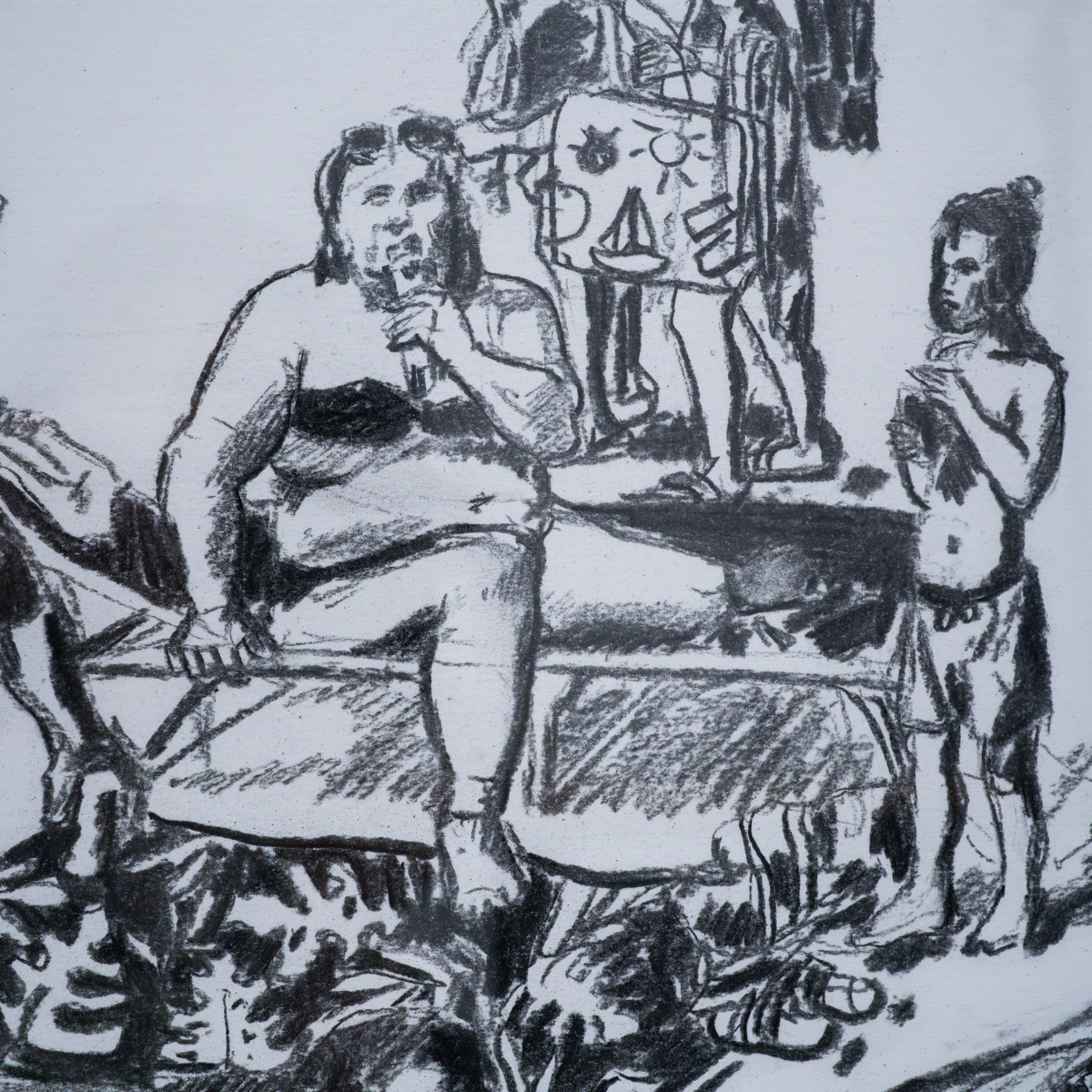 Beach series 3, 70x100cm, Jessica Gobert