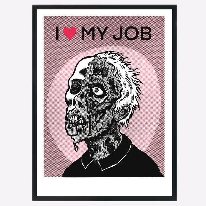 I love my job, 75x50cm, Zvonimir Haramija