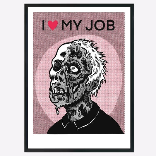 I love my job, 75x50cm, Zvonimir Haramija