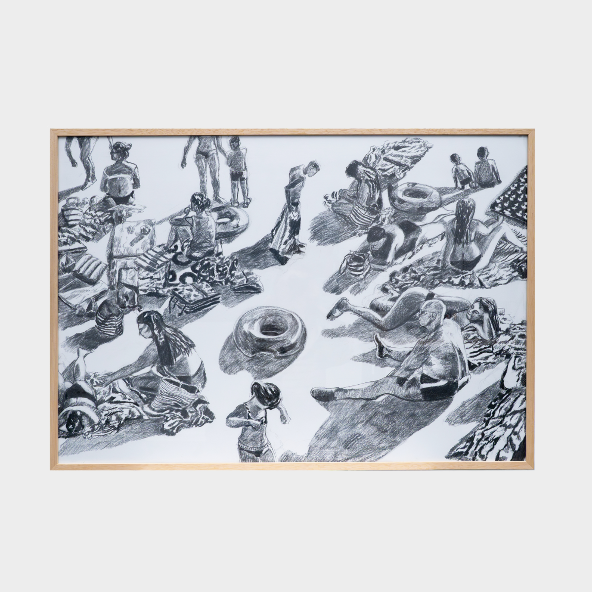 Beach series 4, 70x100cm, Jessica Gobert