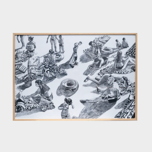 Beach series 4, 70x100cm, Jessica Gobert