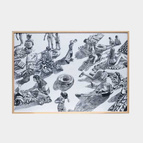 Beach series 4, 70x100cm, Jessica Gobert