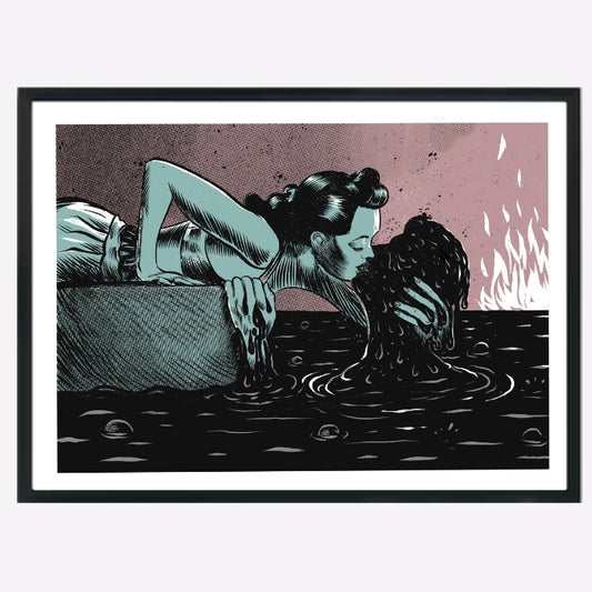 Black Tar, 50x75cm, Zvonimir Haramija