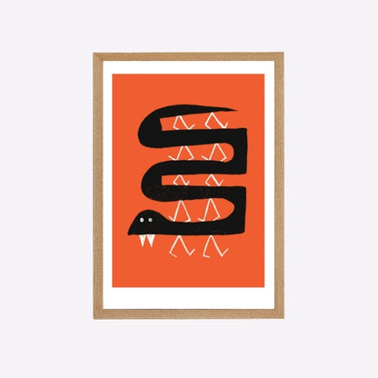 Ten Legged Snake, 30x42cm, Zvonimir Haramija