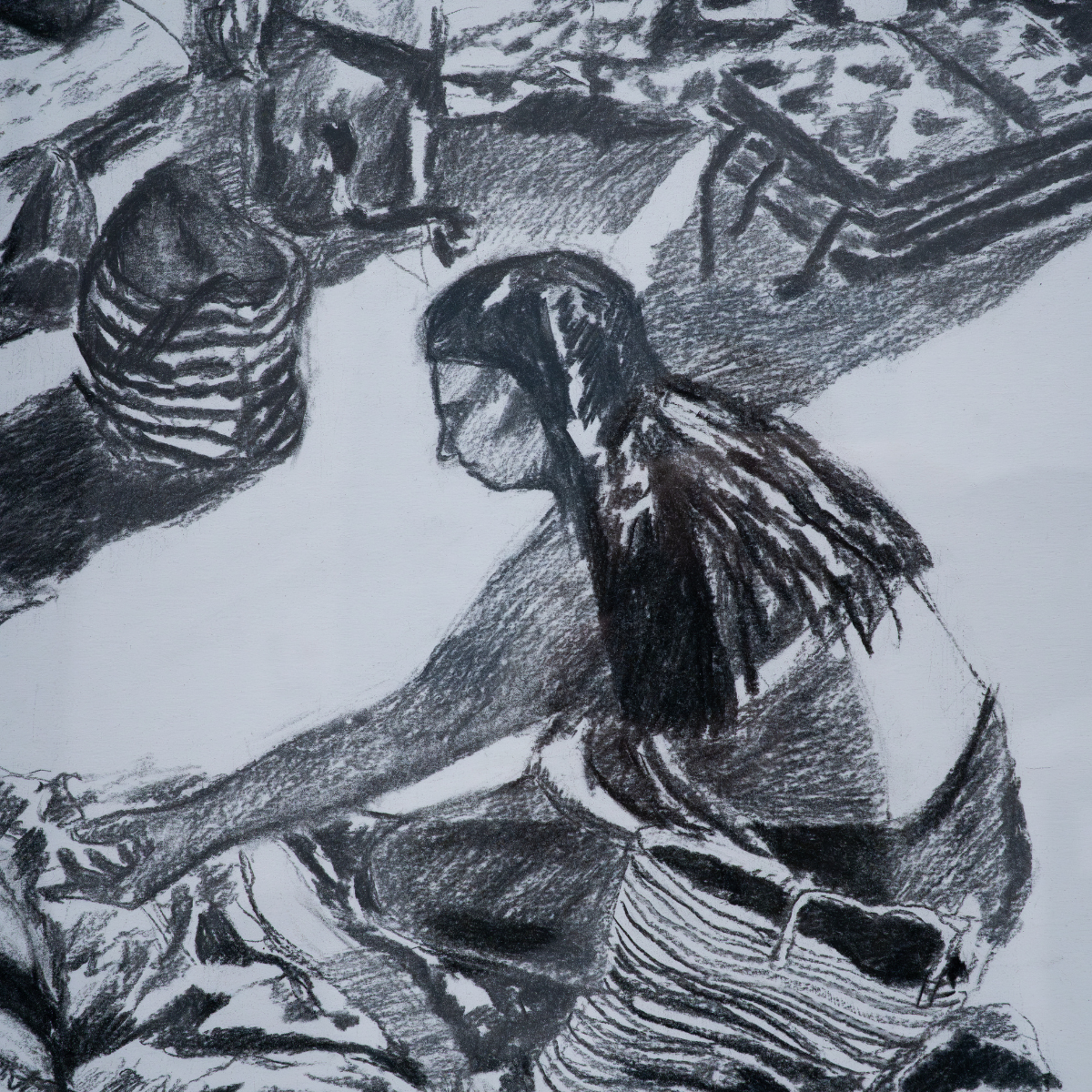 Beach series 4, 70x100cm, Jessica Gobert