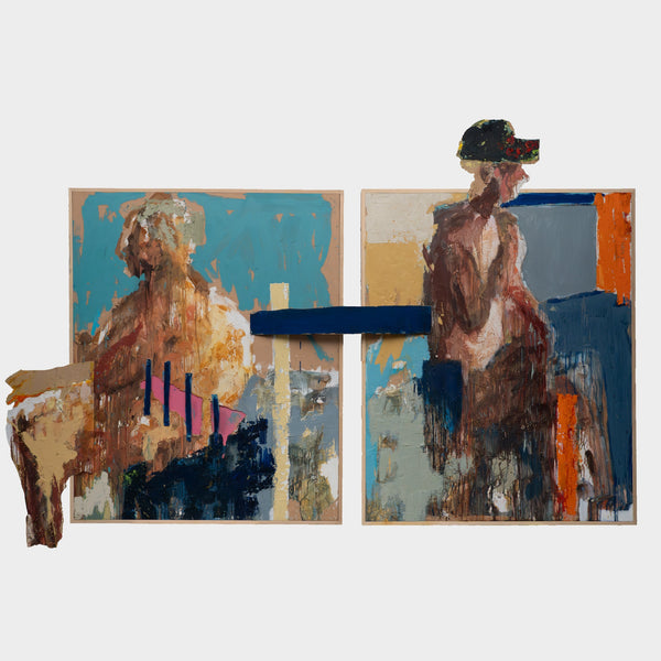 Vječna ljubav, 160cm x 130cm + 160cm x 130cm, Mia Markušić