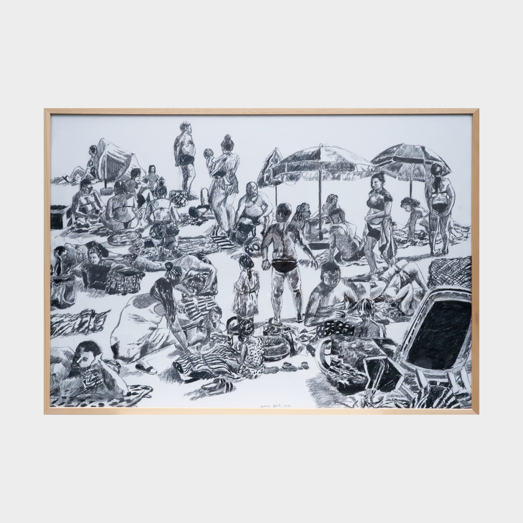 Beach series 5, 70x100cm, Jessica Gobert