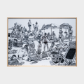 Beach series 5, 70x100cm, Jessica Gobert
