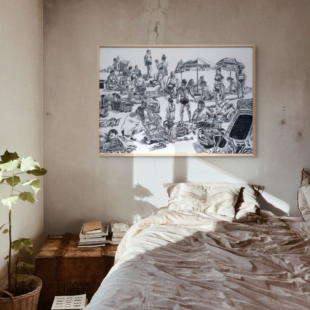 Beach series 5, 70x100cm, Jessica Gobert