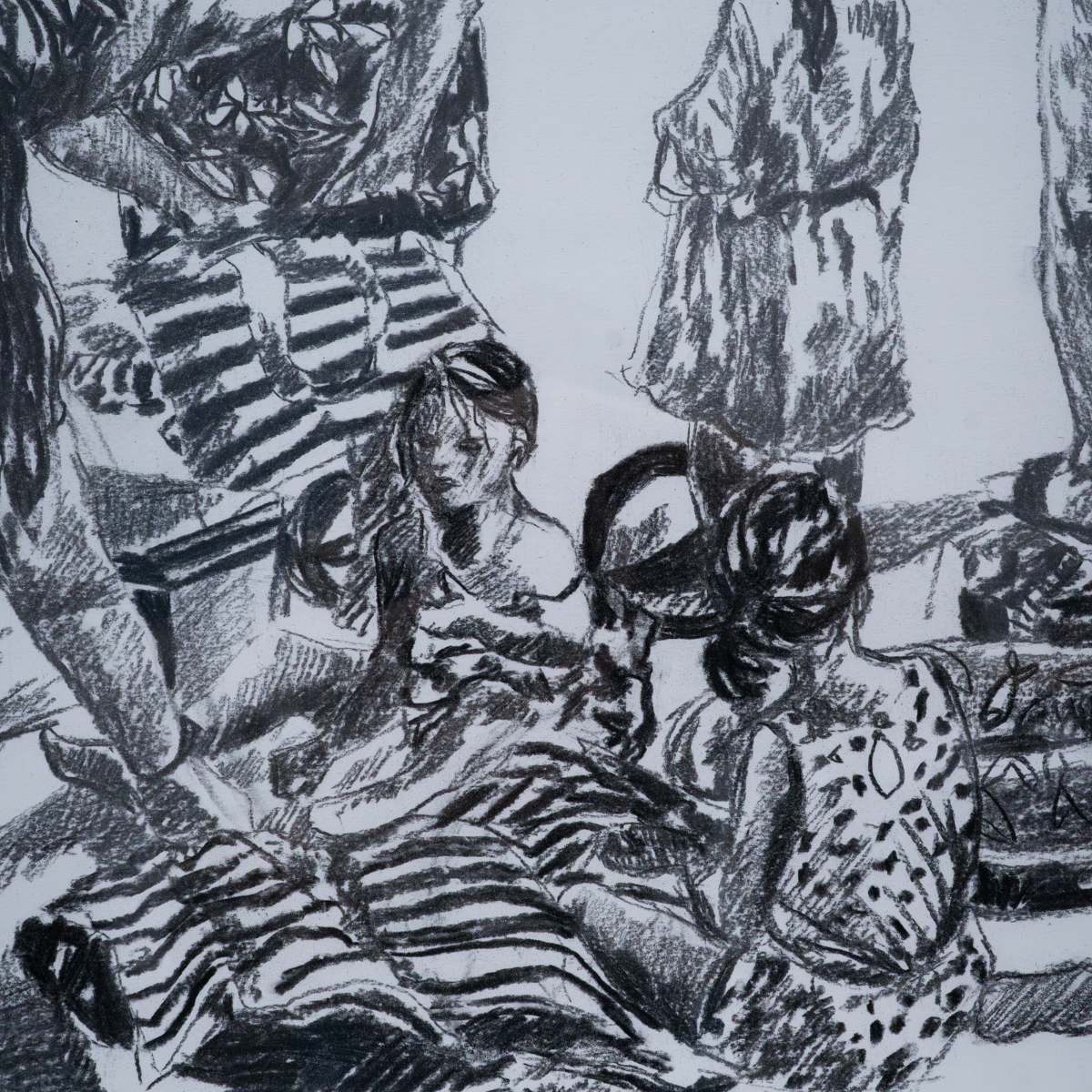Beach series 5, 70x100cm, Jessica Gobert