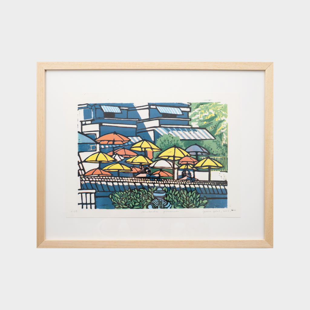 Makarska promenade, 25x35cm, Jessica Gobert