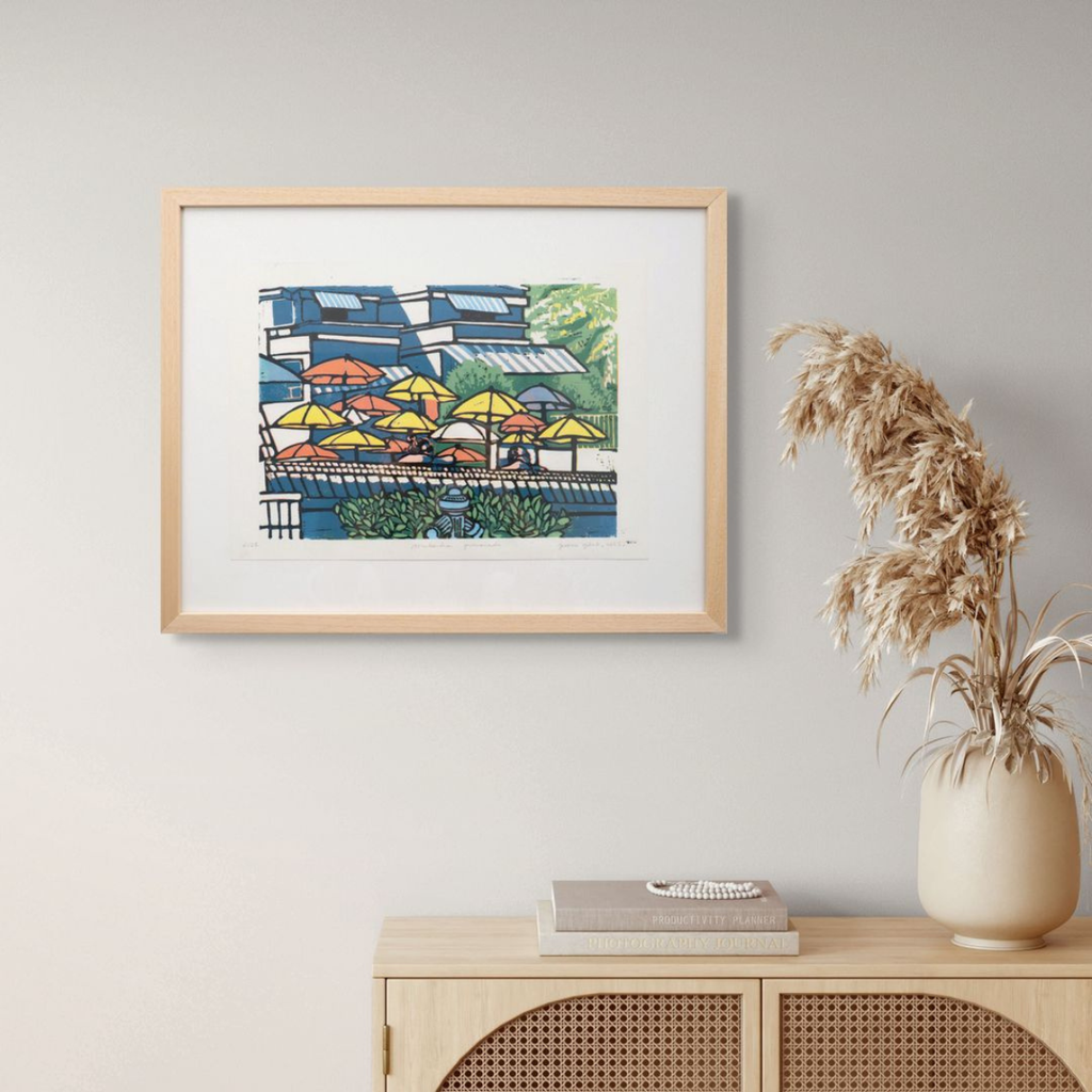 Makarska promenade, 25x35cm, Jessica Gobert