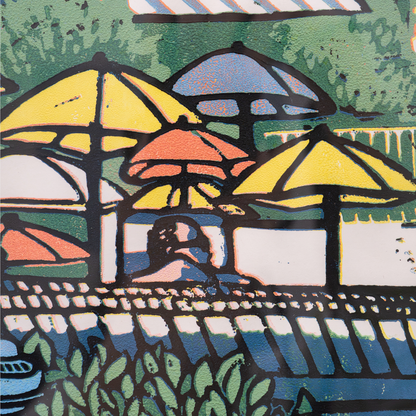 Makarska promenade, 25x35cm, Jessica Gobert
