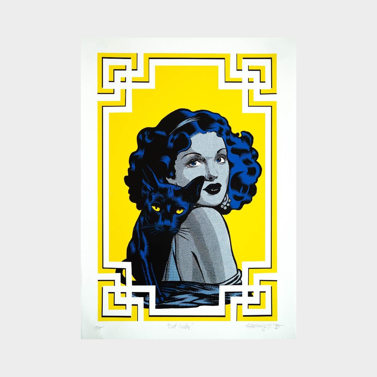 Cat Lady, 75x50cm, Zvonimir Haramija
