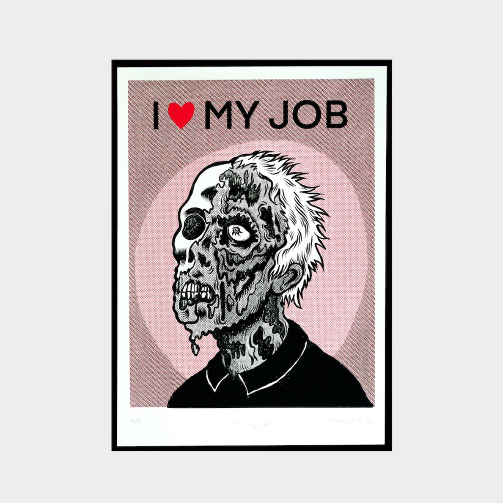 I love my job, 75x50cm, Zvonimir Haramija