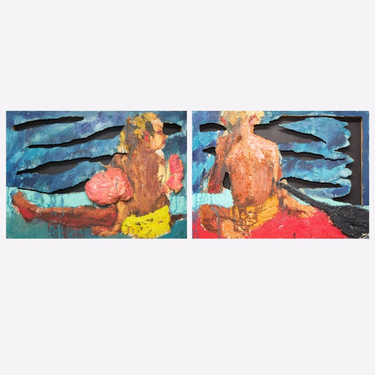 Brother and Sister, 70x100cm, Mia Markušić