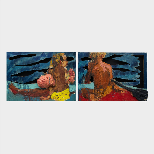 Braco i seka, 70x100cm, Mia Markušić