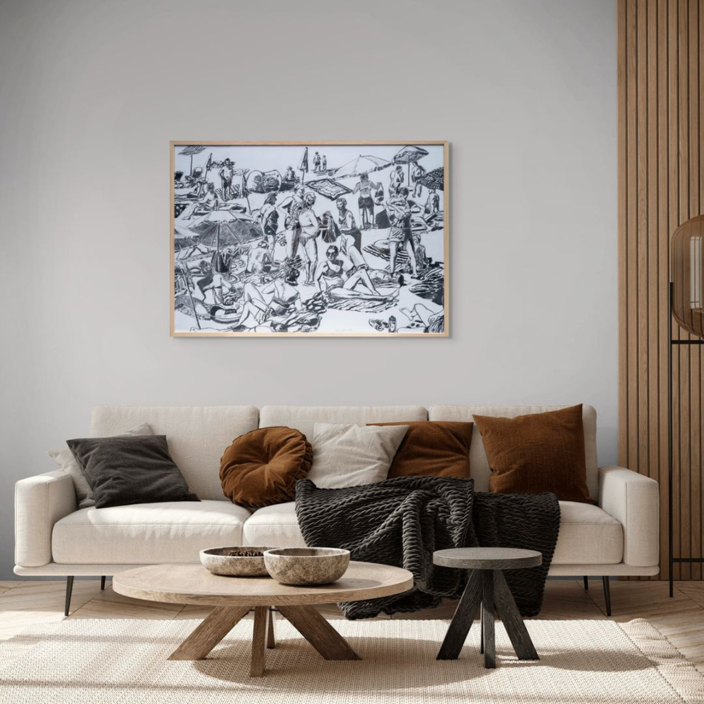 Beach series 2, 70x100cm, Jessica Gobert