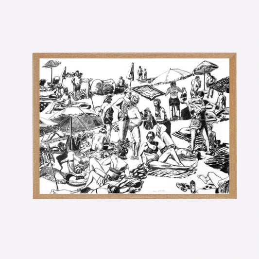 Beach series 2, 70x100cm, Jessica Gobert