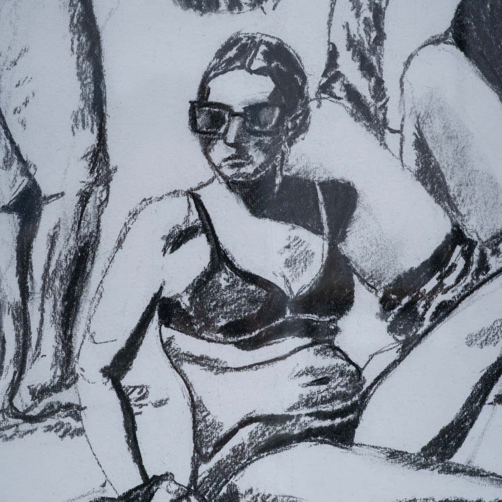Beach series 2, 70x100cm, Jessica Gobert