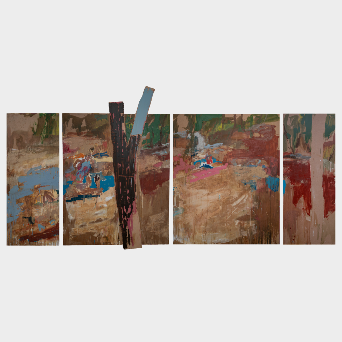 Krajolici između nas I, 160x65cm, Mia Markušić