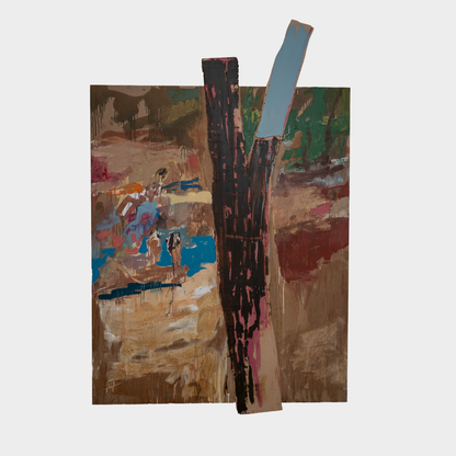 Krajolici između nas II, 160x130cm, Mia Markušić