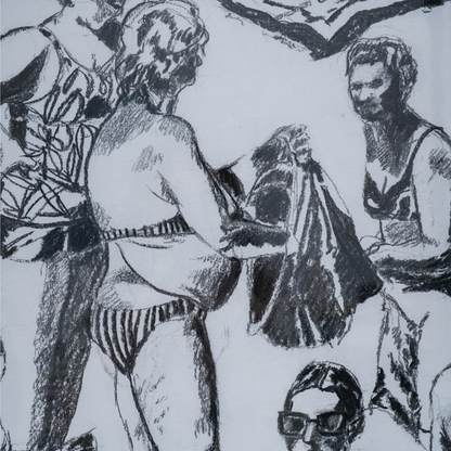 Beach series 2, 70x100cm, Jessica Gobert