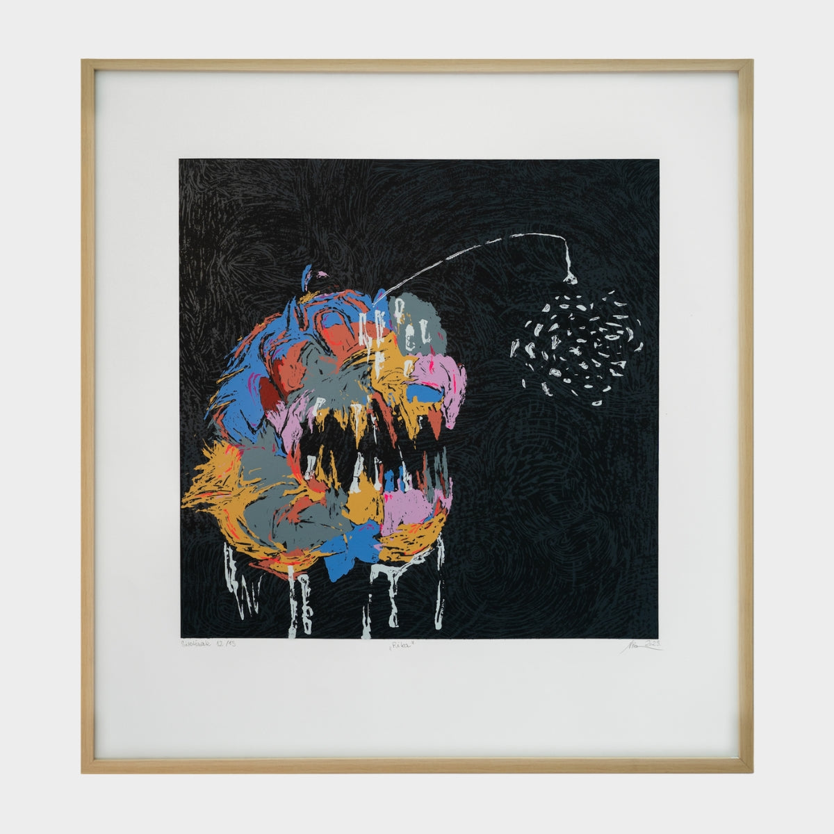 Riba, 70x70cm, Nina Bekeniova