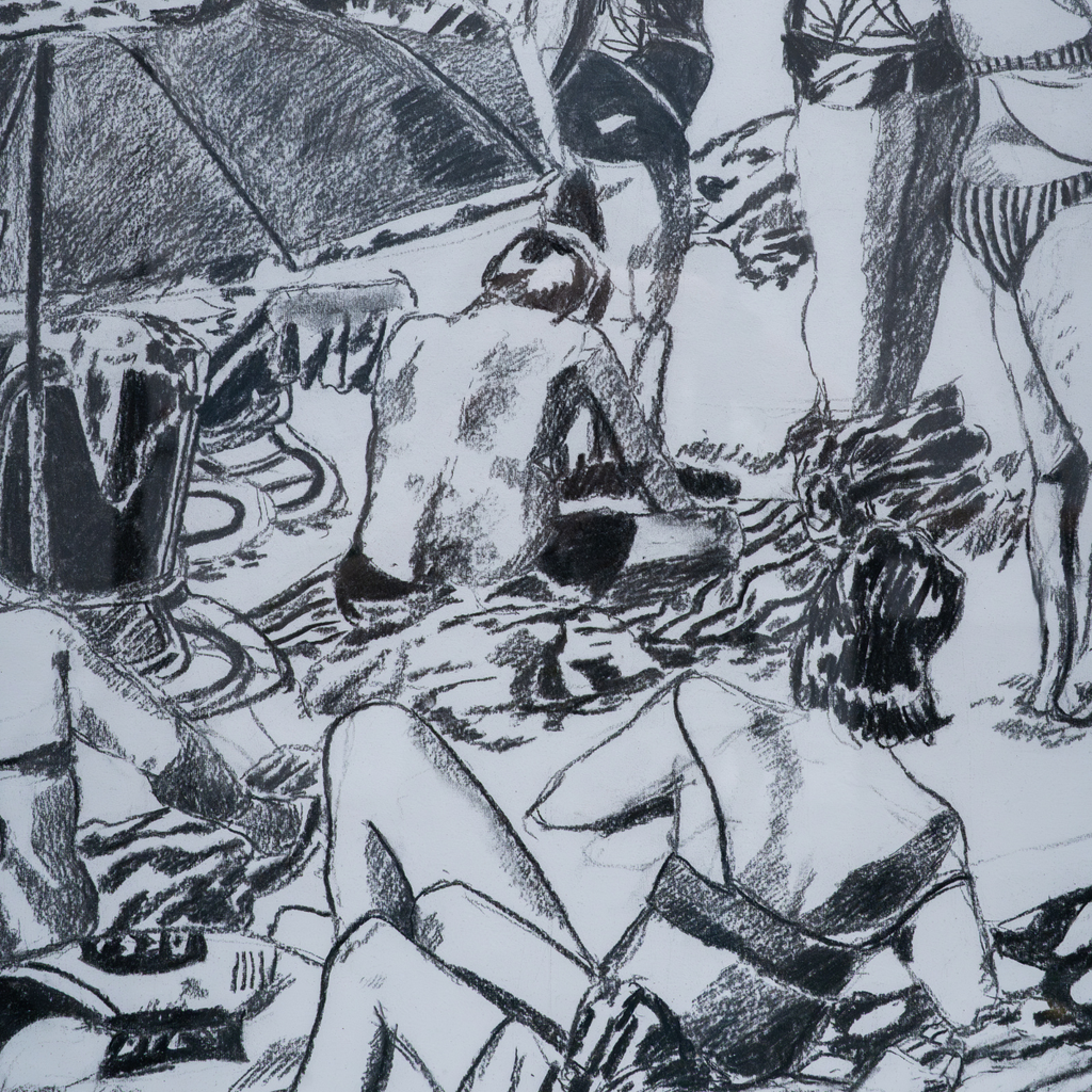 Beach series 2, 70x100cm, Jessica Gobert