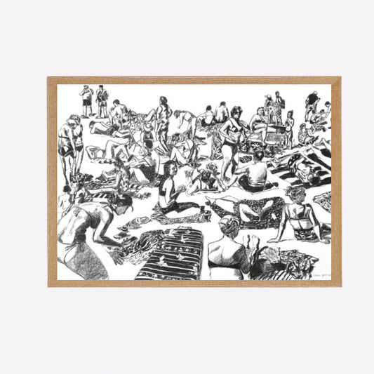 Beach series 3, 70x100cm, Jessica Gobert