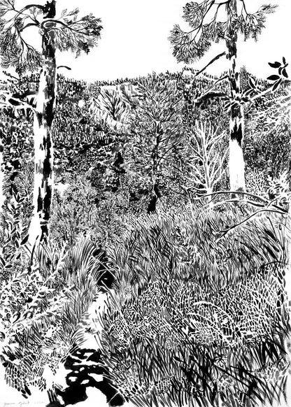 Barcelonnette, 42cm x 59cm, Jessica Gobert