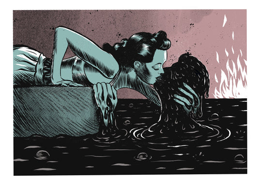 Black Tar, 50x75cm, Zvonimir Haramija