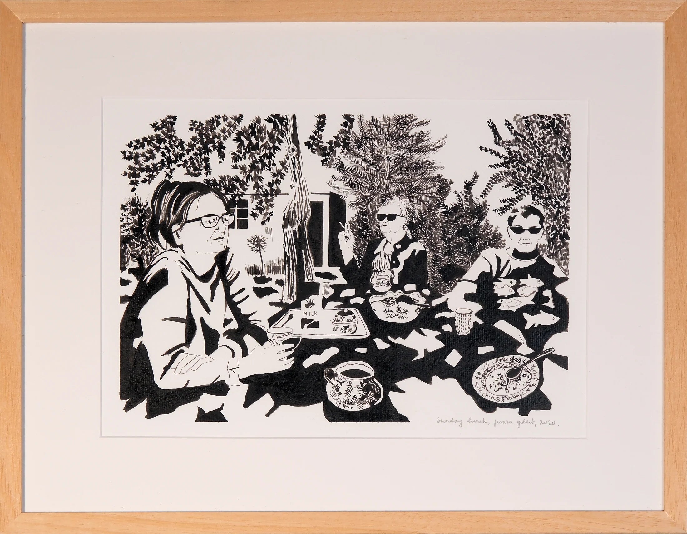 Sunday Lunch, 21x29,7cm, Jessica Gobert