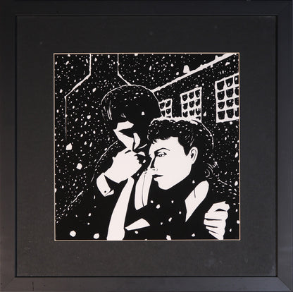 Snowfall, 25x25cm, Jessica Gobert