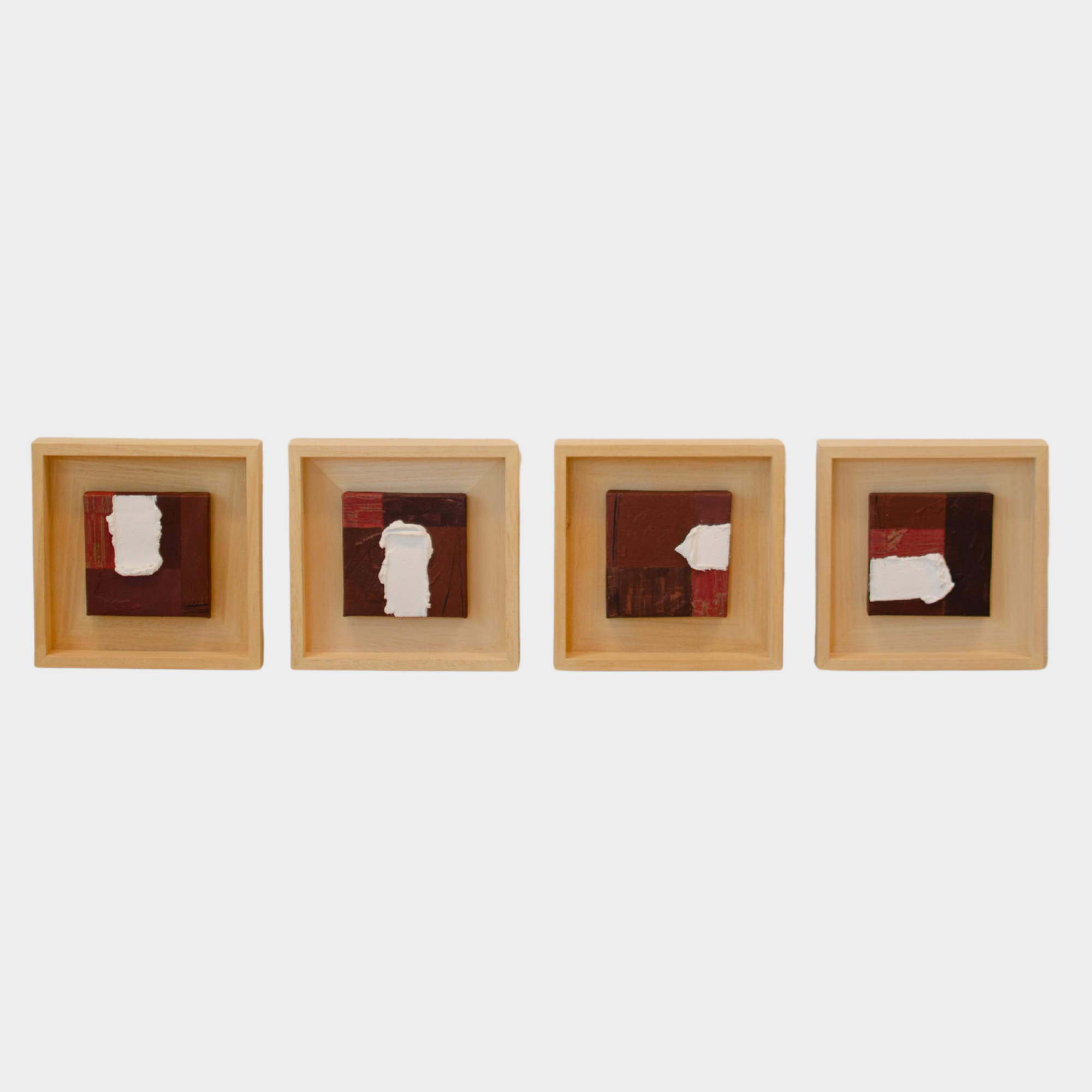 Četiri kraća puta, 10x10cm (x4), Sanora Kludia Jurić