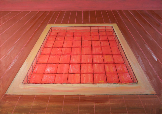 Swimming pool, 130x180 cm, Fran Ferković